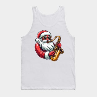 Santa Claus The Mr. Saxophone Tank Top